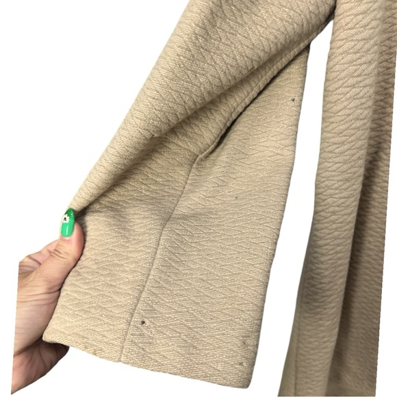 Vintage 50's/60's Tan Bettyjean Furred Fashion Fur Collar Coat with Flaws - Picture 11 of 16